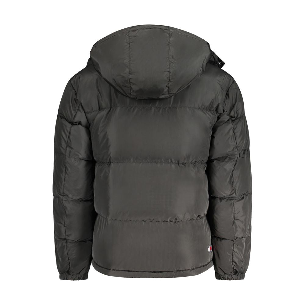 Tommy Hilfiger Black Polyester Men Jacket TO-33200-XL
