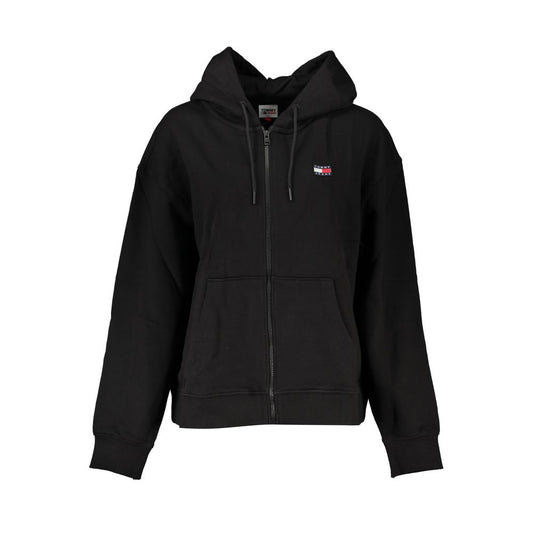 Tommy Hilfiger Black Cotton Sweater TO-27047-2XS