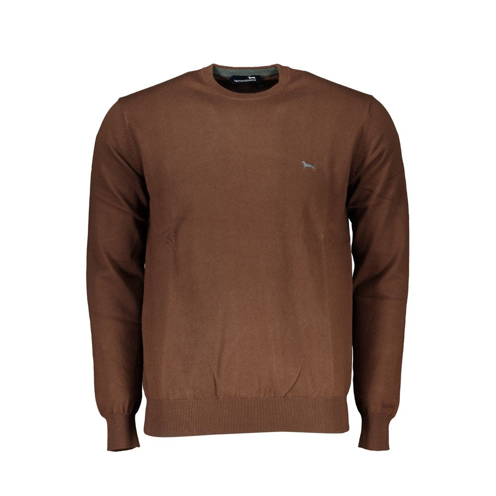 Harmont & Blaine Elegant Crew Neck Embroidered Sweater HA-23577-XL