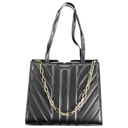 Mario Valentino Black Polyethylene Handbag VA-30058