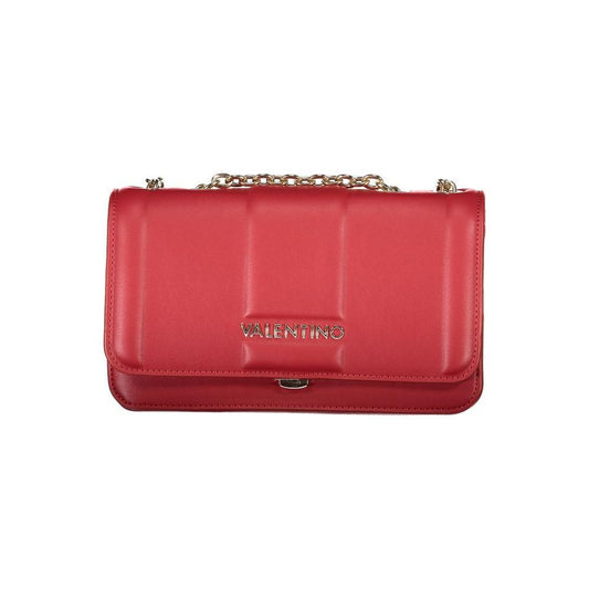 Mario Valentino Red Polyethylene Women Handbag