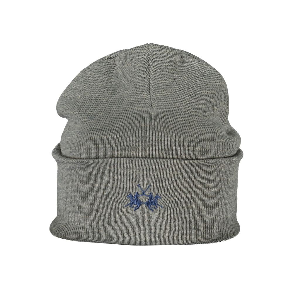 La Martina Gray Polyester Hats & Cap LA-27038