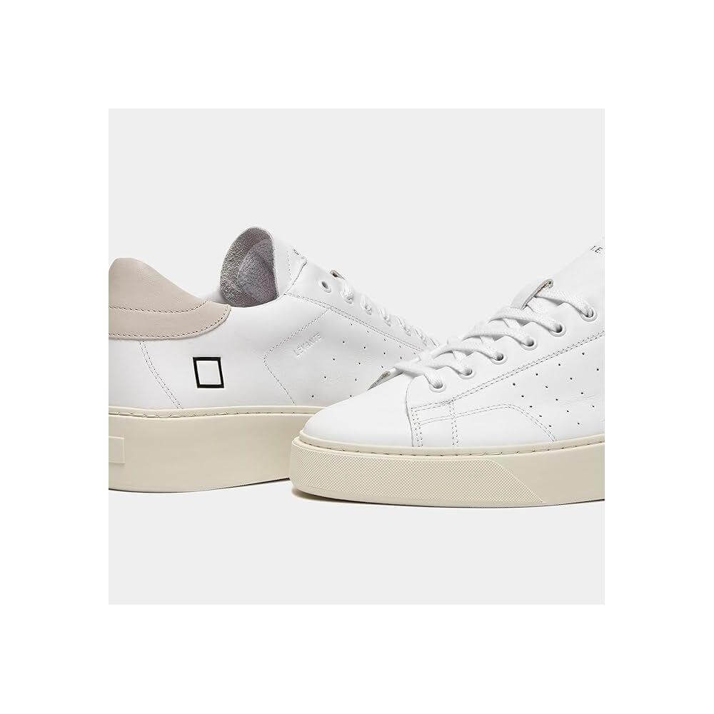 D.A.T.E White Leather Sneaker DA-15180-EU40/US7