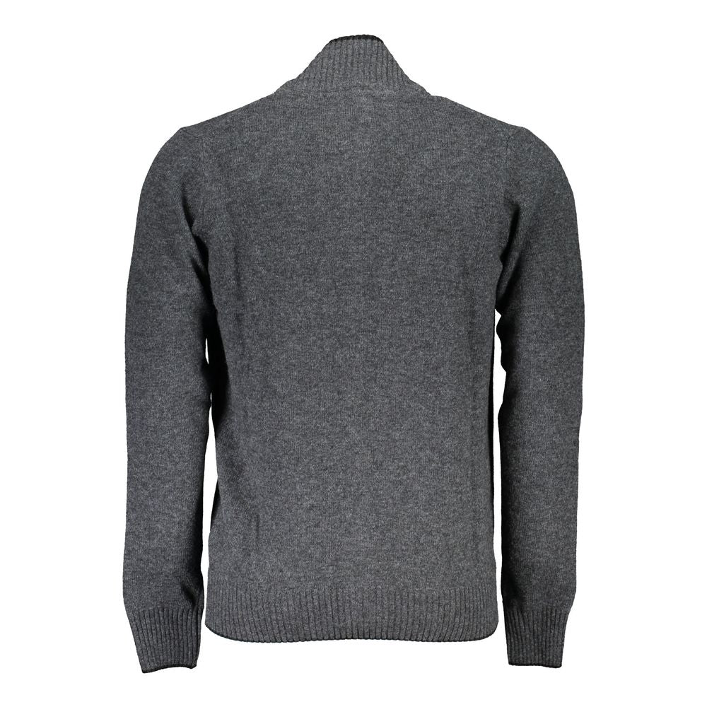 North Sails Gray Polyamide Men Cardigan NO-23341-S