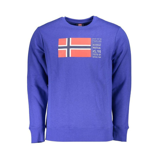 Norway 1963 Blue Cotton Sweater NO-23241-L