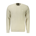 Hugo Boss Beige Cotton Men Sweater BO-33082-XL