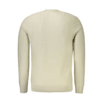 Hugo Boss Beige Cotton Men Sweater BO-33082-XL