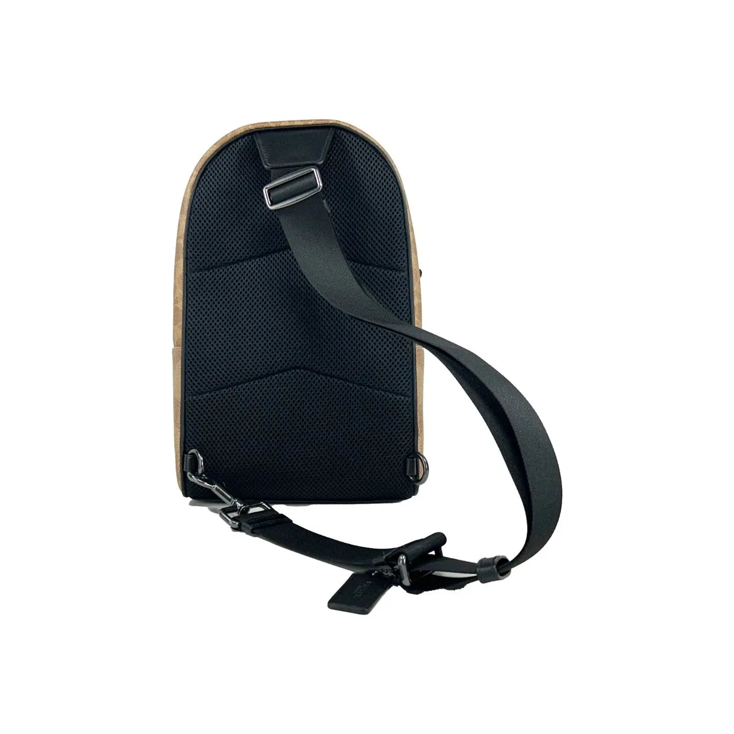 Front view with bag zipped and handles upright.