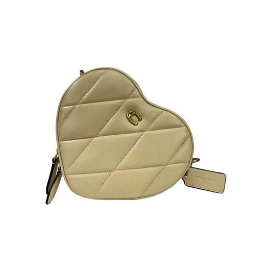 COACH Heart Small Quilted Leather Crossbody Bag Purse 98263