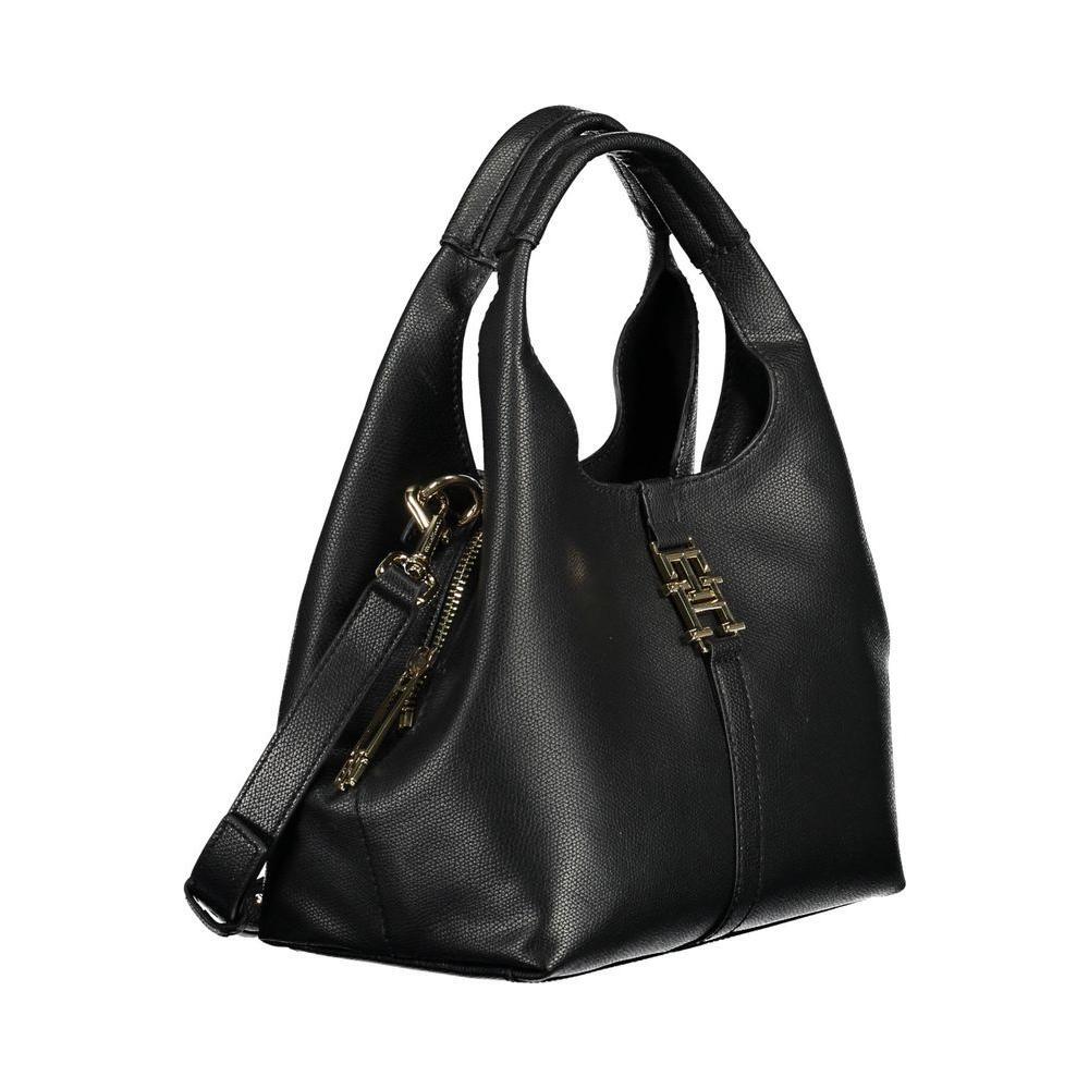 Tommy Hilfiger Black Polyethylene Women Handbag TO-17765