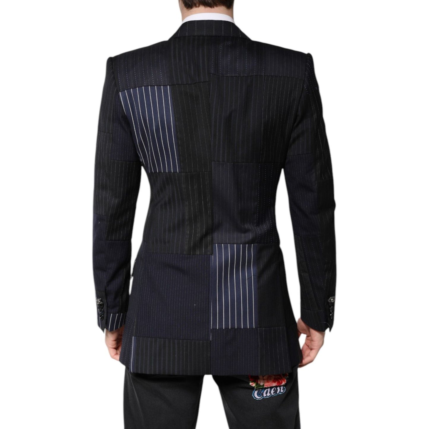 Dolce & Gabbana Multicolor Patchwork Jacket Coat Suit Blazer JKT41383-46