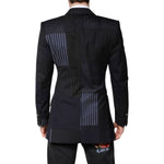 Dolce & Gabbana Multicolor Patchwork Jacket Coat Suit Blazer JKT41383-46