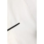 Dolce & Gabbana White Silk GOLD Dress Formal Collared Shirt