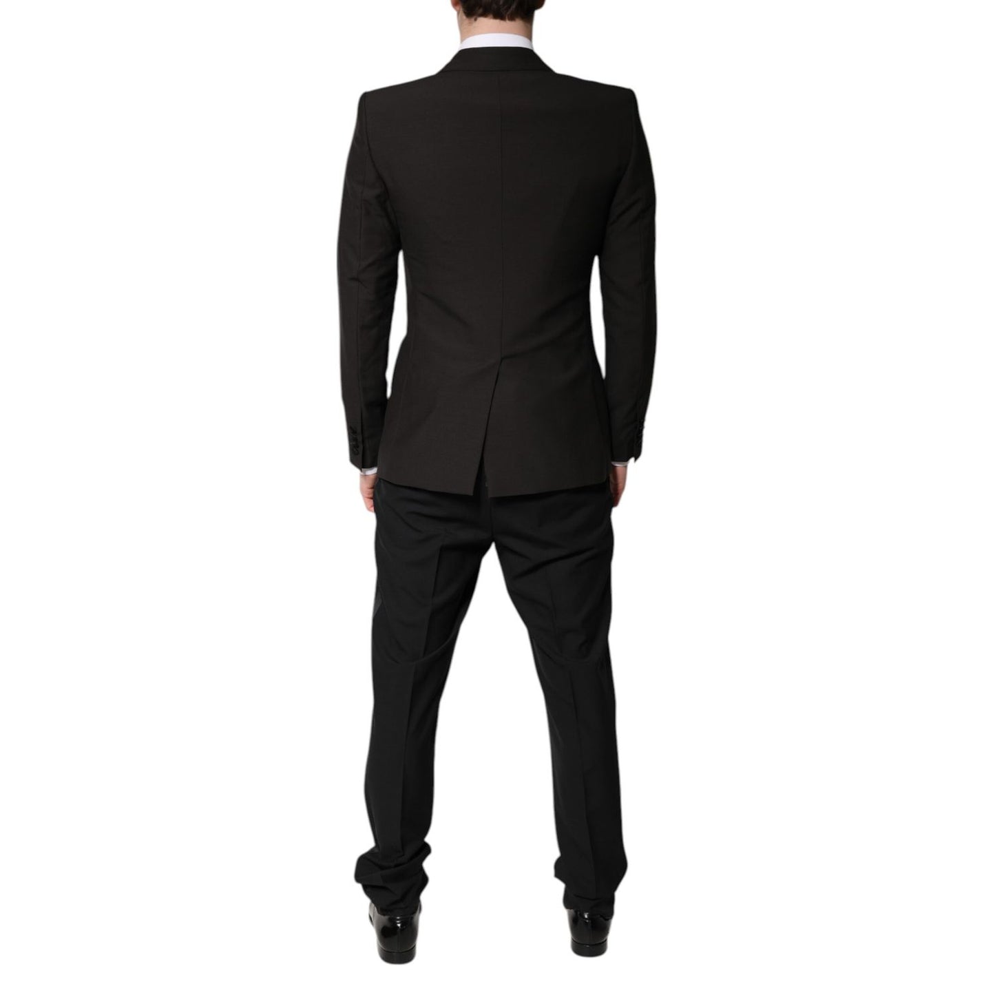 Dolce & Gabbana Black Single Breasted Formal 3 Piece Suit