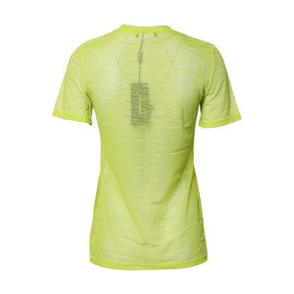 Dolce & Gabbana Green Nylon See Through Women Short Sleeves Top