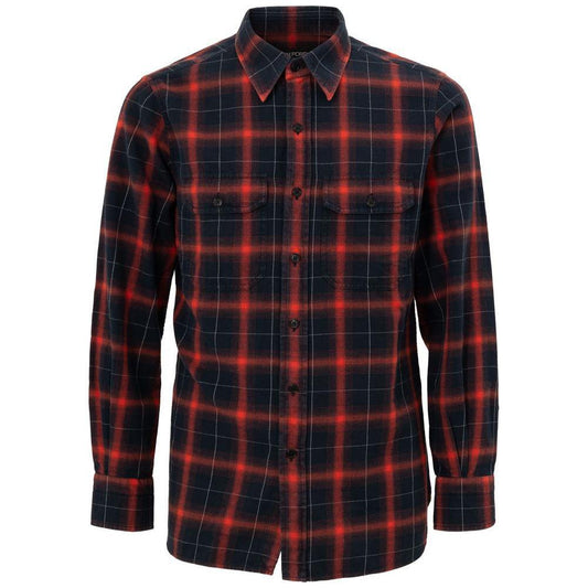 Tom Ford Bicolor Linen Shirt TO-866266720013842-IT41 | L