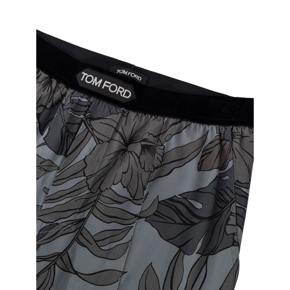 Tom Ford Gray Silk Underwear TO-8695662-S