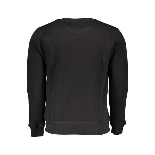 North Sails Black Cotton Men Sweater NO-16231-L