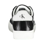 Calvin Klein Sleek Black Lace-Up Sneakers With Contrast Details CA-26222-EU39/US9