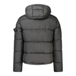 North Sails Black Polyester Men Jacket NO-32960-XL