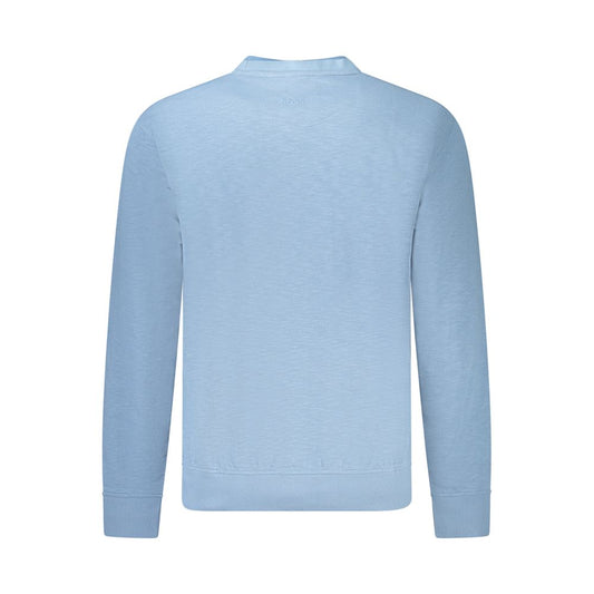 Hugo Boss Light Blue Cotton Men Sweater BO-35293-S