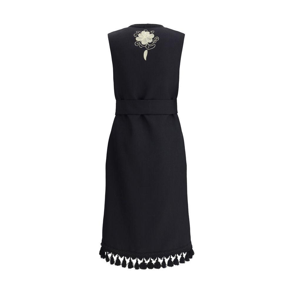 Valentino Embroidered long Vest VA-6V0CMA85ASY0NO-IT44 | L