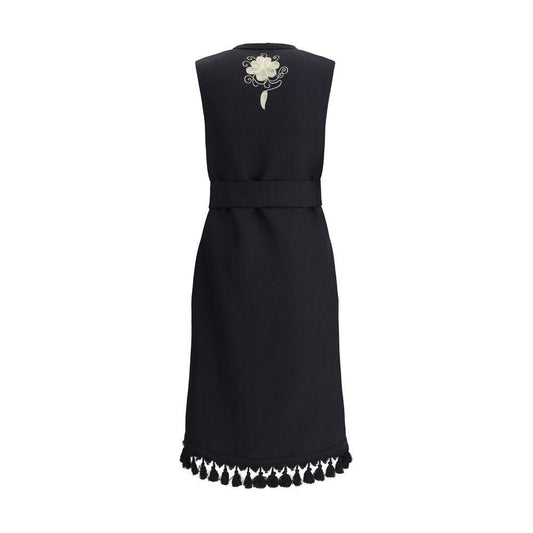 Valentino Embroidered long Vest VA-6V0CMA85ASY0NO-IT44 | L
