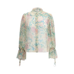 Chloé Sheer Blouse CH-CH25UHT5045924T-IT40 | M