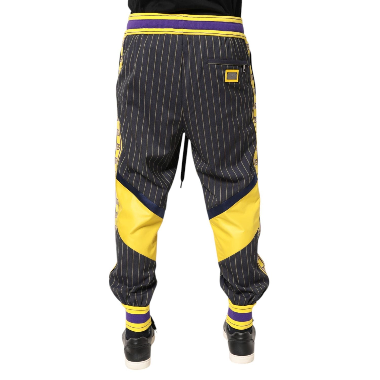 Dolce & Gabbana Multicolor Cotton Men Jogger Pants