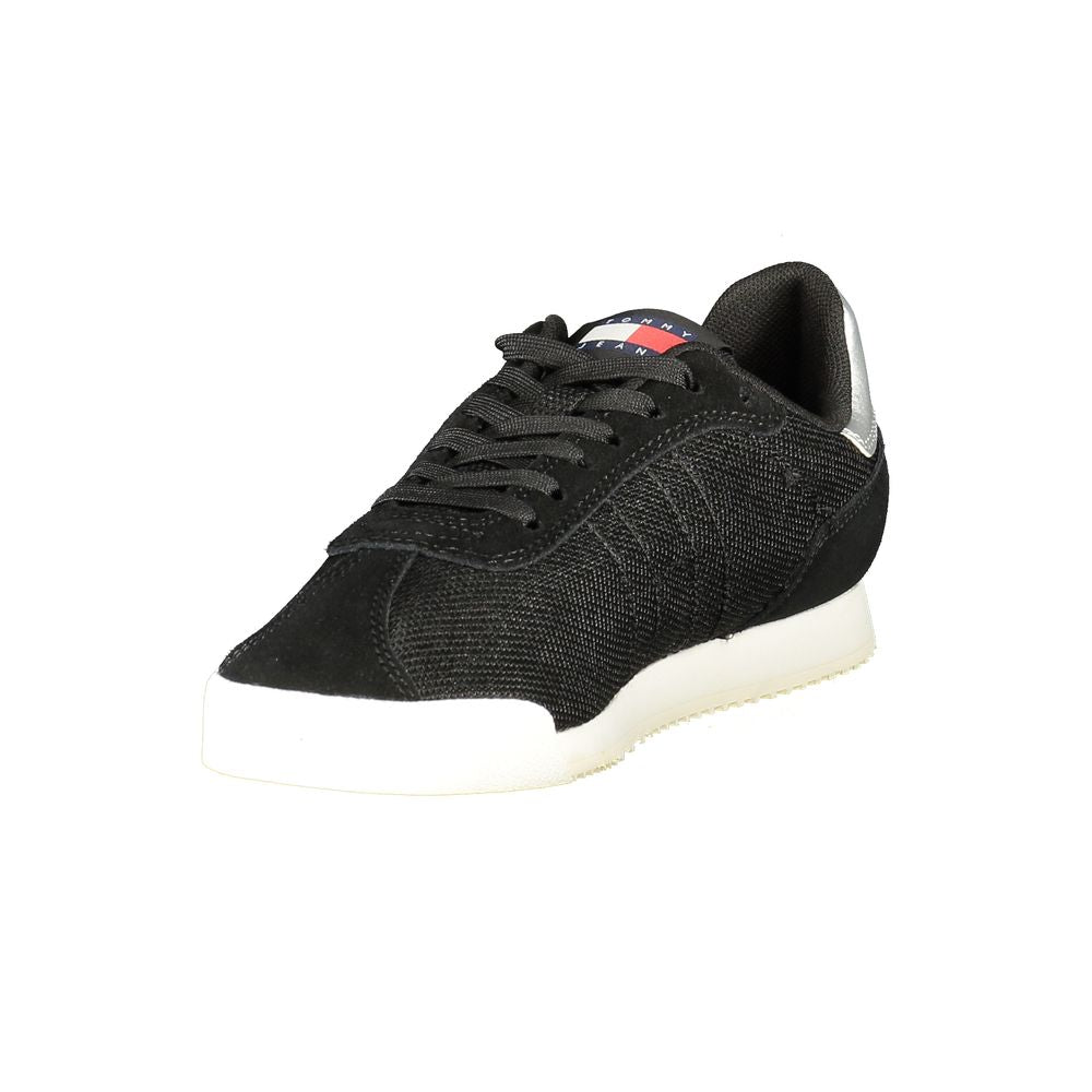 Tommy Hilfiger Black Polyester Women Sneaker TO-36752-EU36/US6