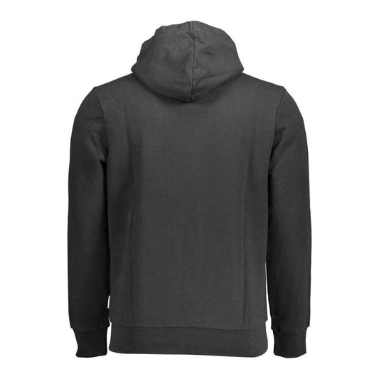 Napapijri Black Cotton Men Sweater NA-37299-XXL