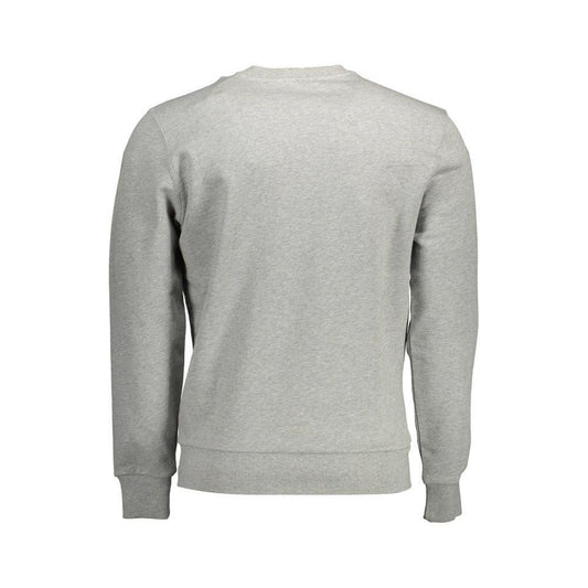 North Sails Gray Cotton Men Sweater NO-12589-XL