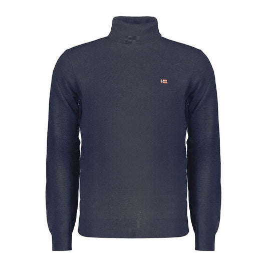 Norway 1963 Blue Polyamide Men Sweater NO-32031-XXL