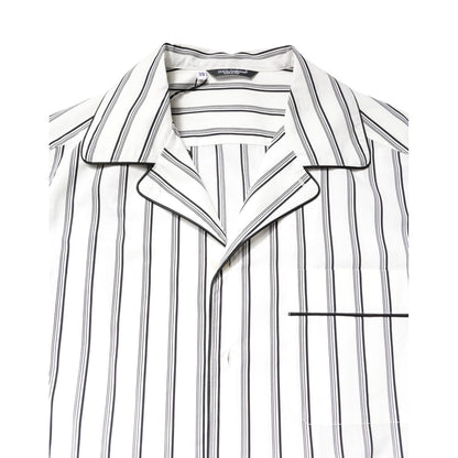 Dolce & Gabbana White Stripes Lounge Pajama Sleepwear Shirt