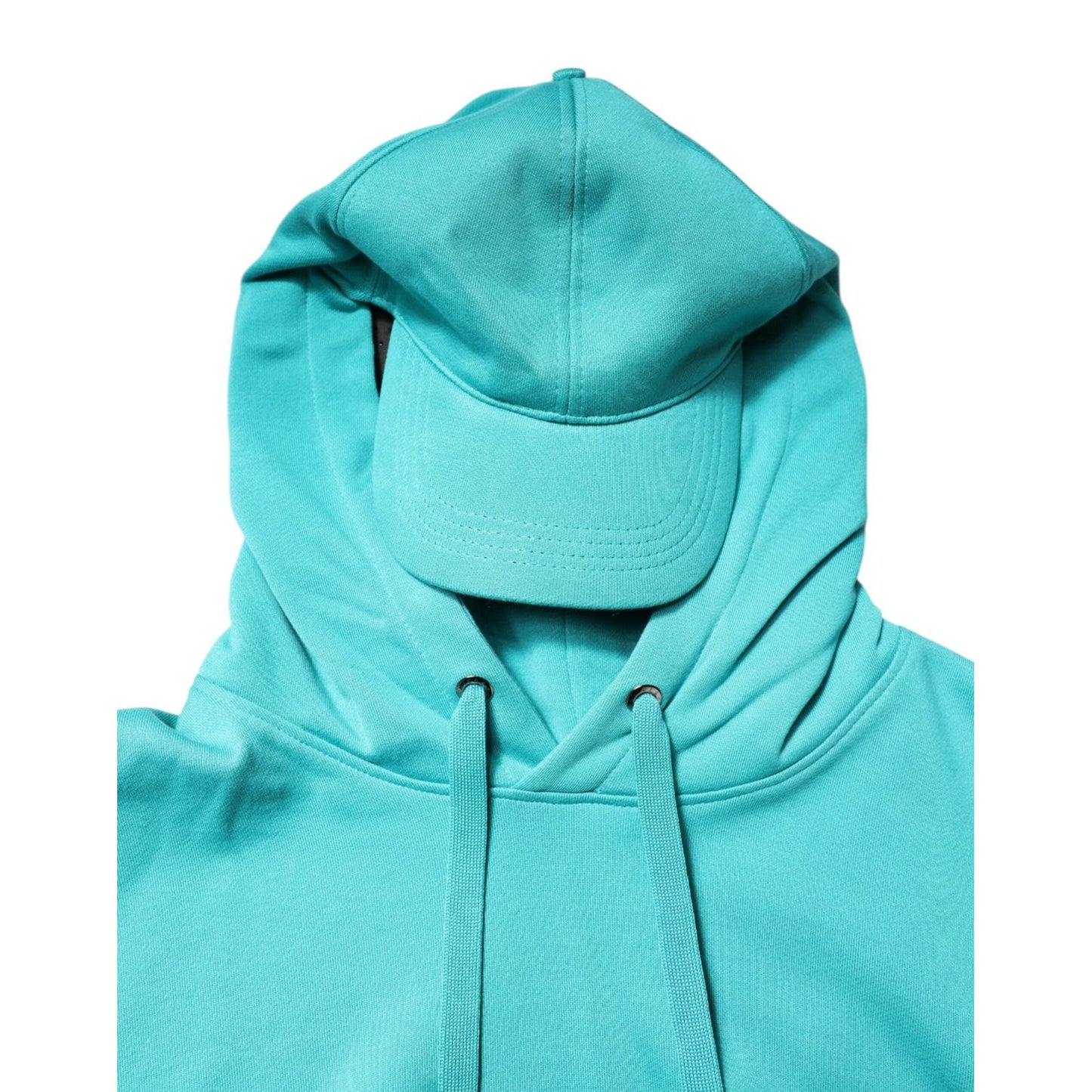 Dolce & Gabbana Green Cotton Hooded Men Sportswear Vest Sweater TSH90314