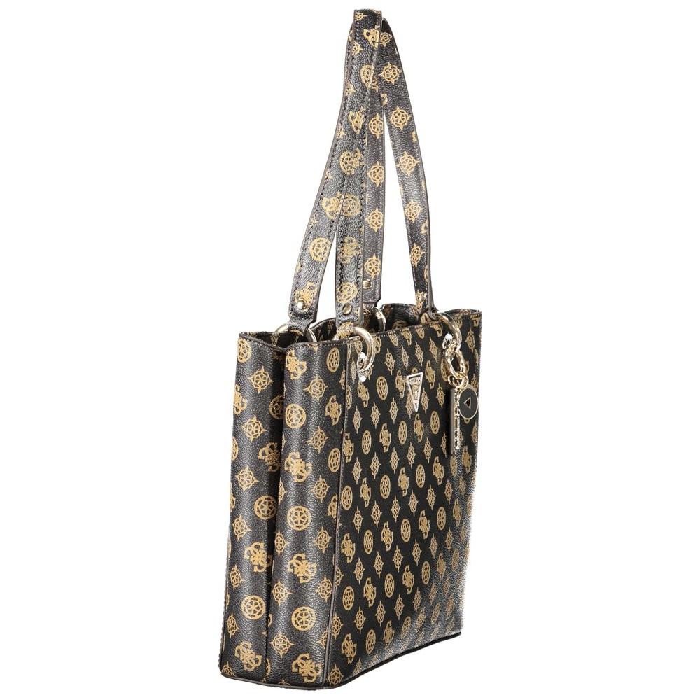 Front view with bag zipped and handles upright.
