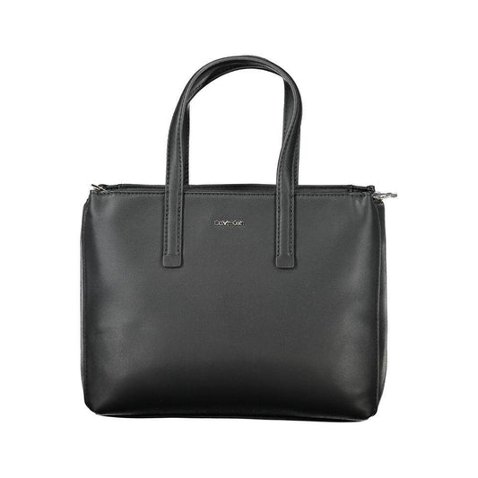 Calvin Klein Black Polyester Women Handbag CA-33627