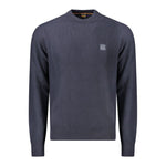 Hugo Boss Blue Cotton Men Sweater BO-34544-S