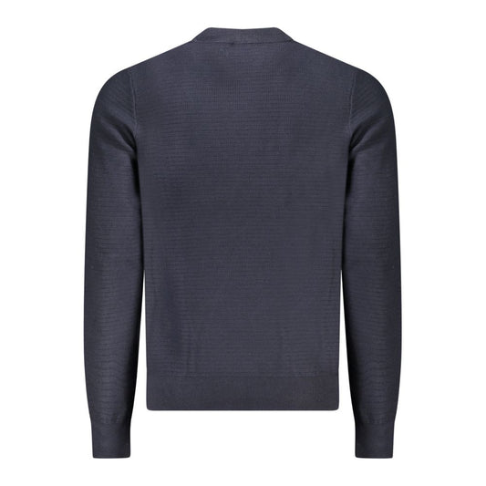Hugo Boss Blue Cotton Men Sweater BO-34544-S
