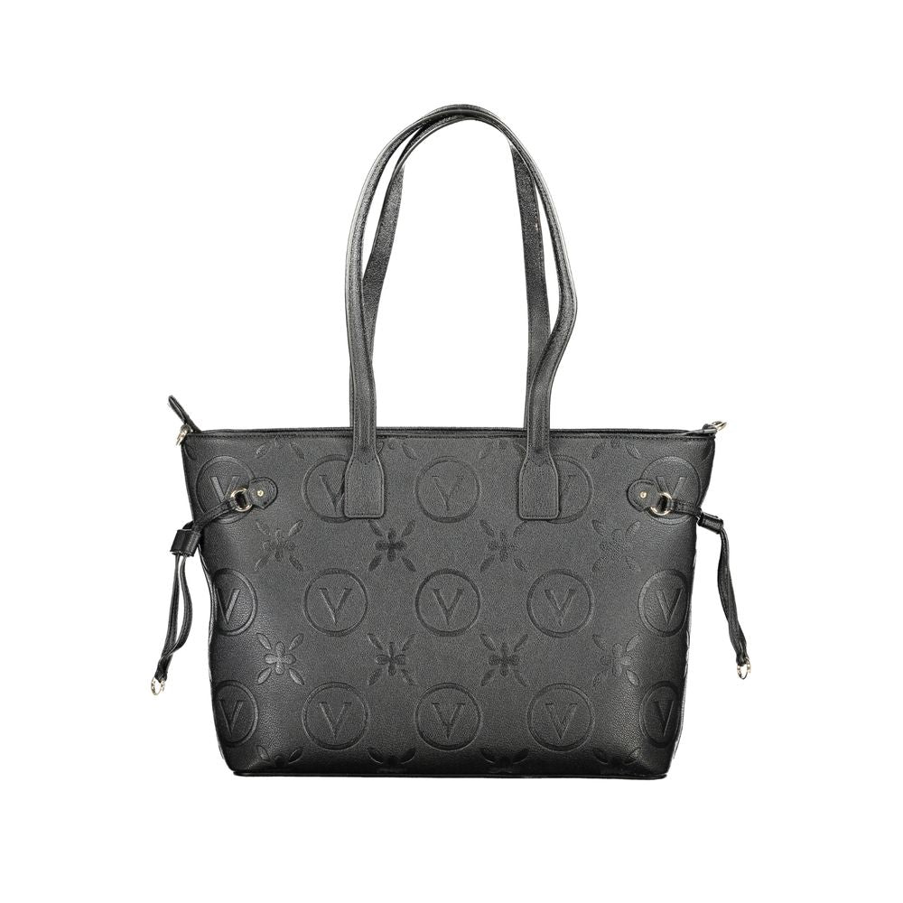 Front view with bag zipped and handles upright.