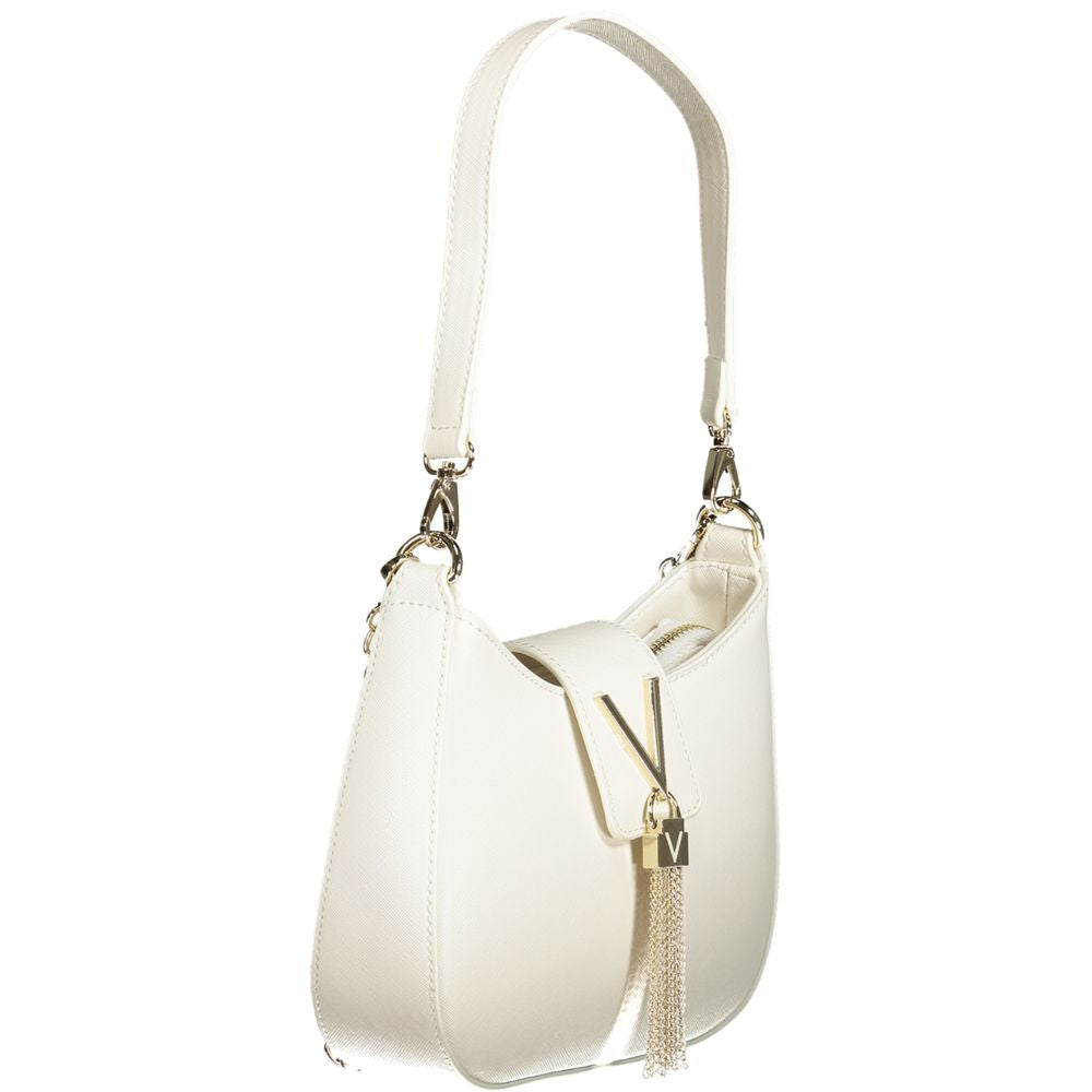 Front view with bag zipped and handles upright.