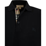 Burberry Black Cotton Collared Polo Shirt BU8000913BK