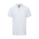 Burberry White Cotton Collared Polo Shirt BU80009191001