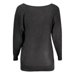 Guess Jeans Black Viscose Sweater GU-32408-XS
