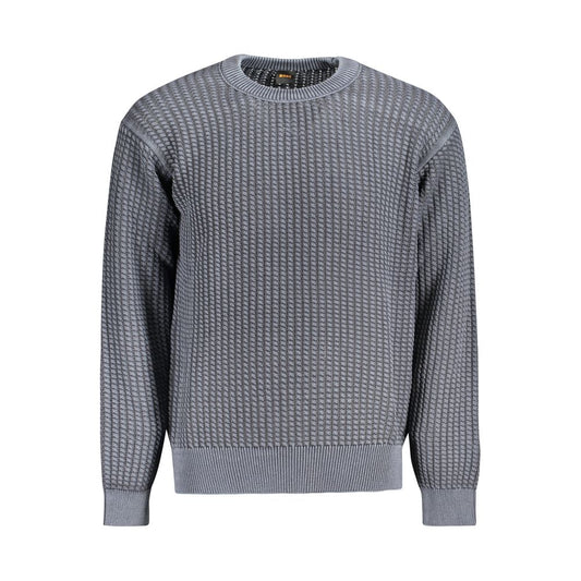 Hugo Boss Blue Cotton Men Sweater BO-33936-S