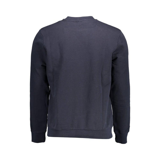 Napapijri Blue Cotton Men Sweater NA-37107-XXL
