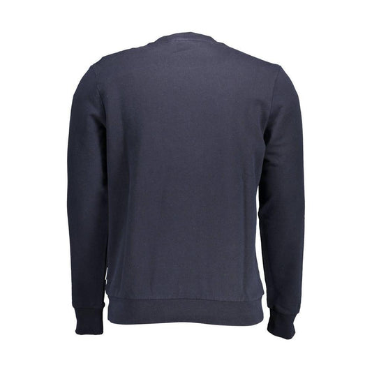 Napapijri Blue Cotton Men Sweater NA-11824-XXL