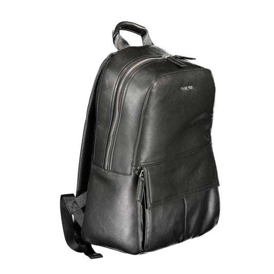 Calvin Klein Black Polyester Men Backpack CA-38036
