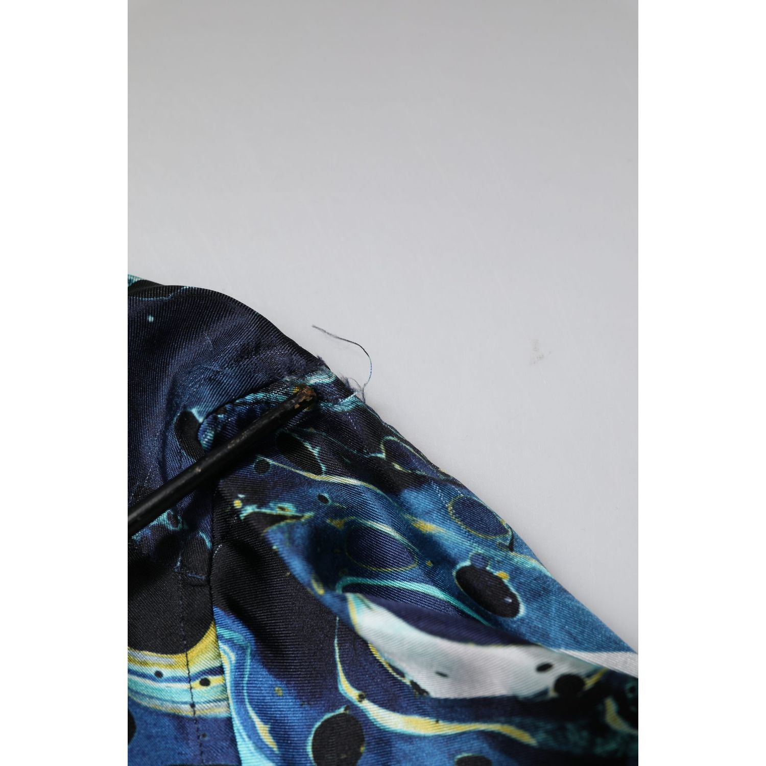 Dolce & Gabbana Multicolor Marble Print MARTINI Dress Shirt