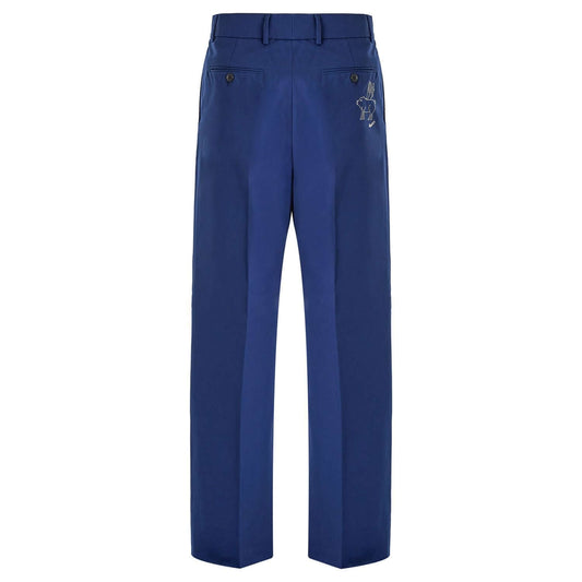 Gucci Blue Classic Cotton Pants 746110ZAMYY4912_54